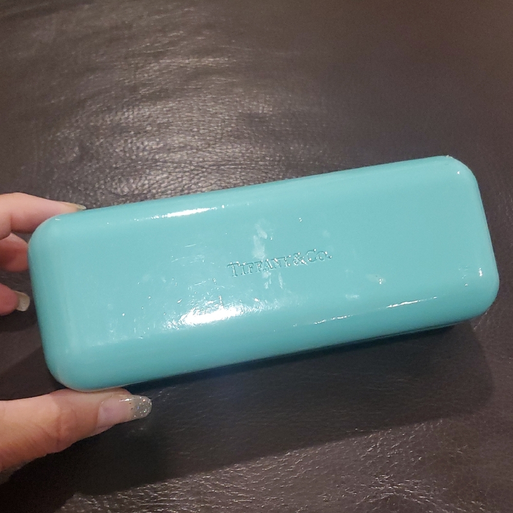 Tiffany & Co. Patent Leather Sunglasses Glass Hard Case